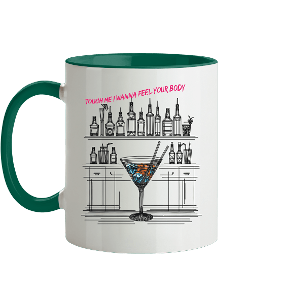 TOUCH ME Tasse zweifarbig