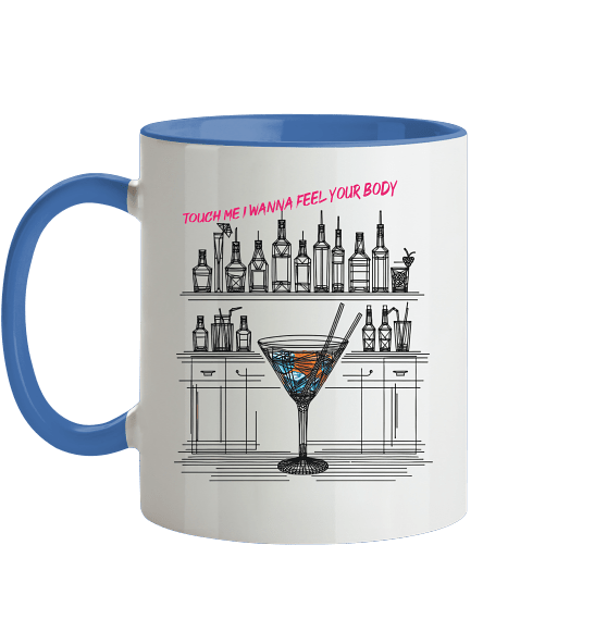 TOUCH ME Tasse zweifarbig