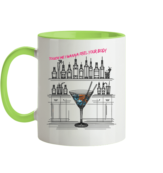 TOUCH ME Tasse zweifarbig