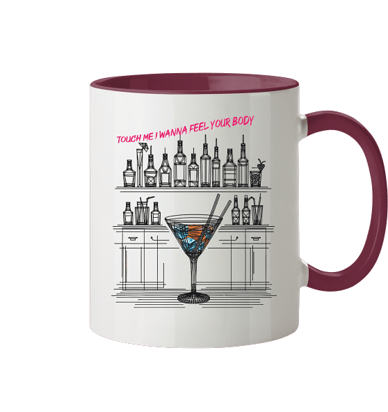 TOUCH ME Tasse zweifarbig