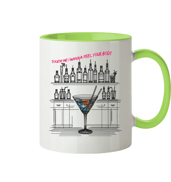 TOUCH ME Tasse zweifarbig