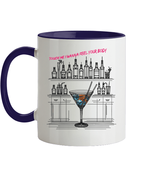 TOUCH ME Tasse zweifarbig