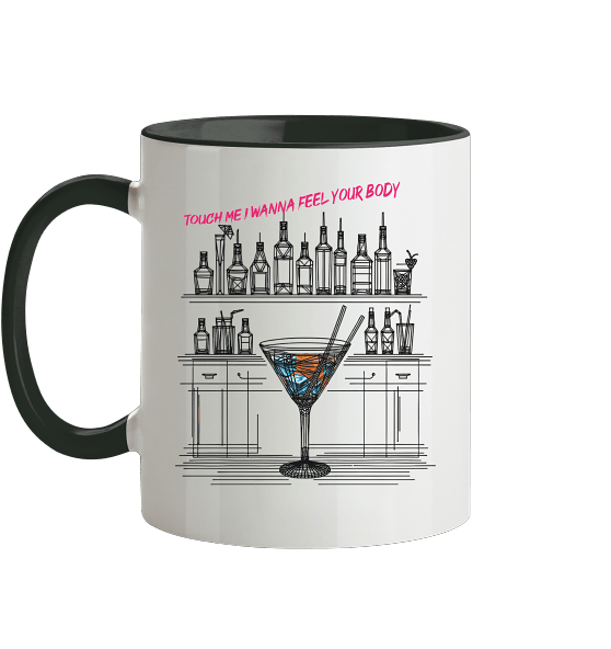 TOUCH ME Tasse zweifarbig
