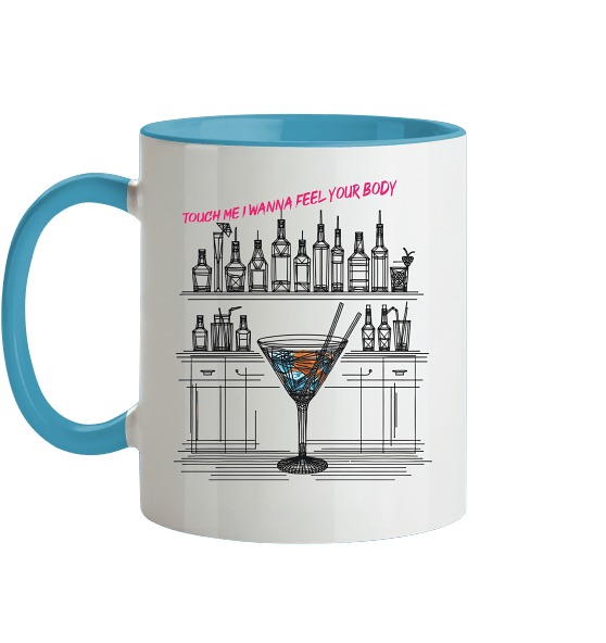 TOUCH ME Tasse zweifarbig