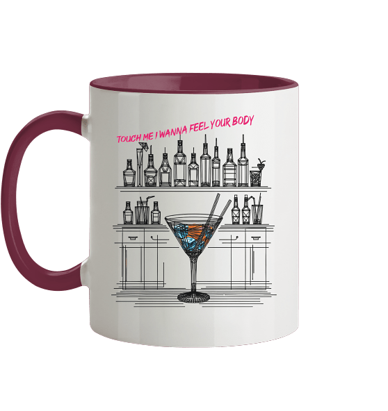 TOUCH ME Tasse zweifarbig
