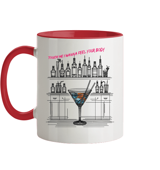 TOUCH ME Tasse zweifarbig