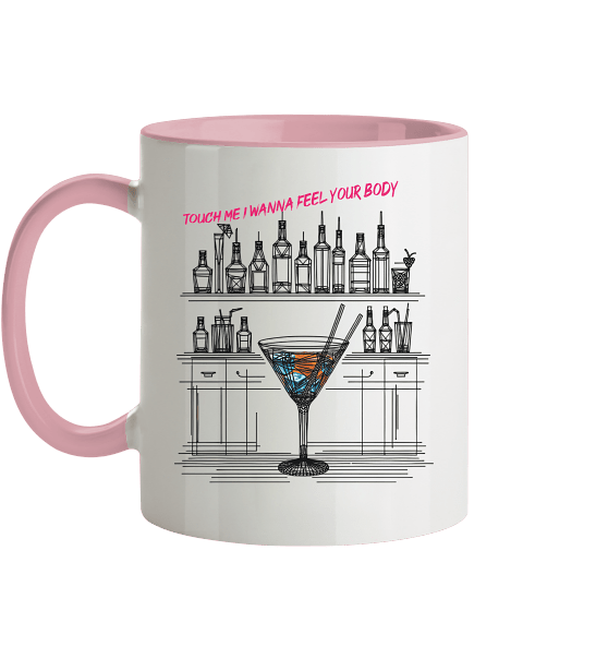 TOUCH ME Tasse zweifarbig