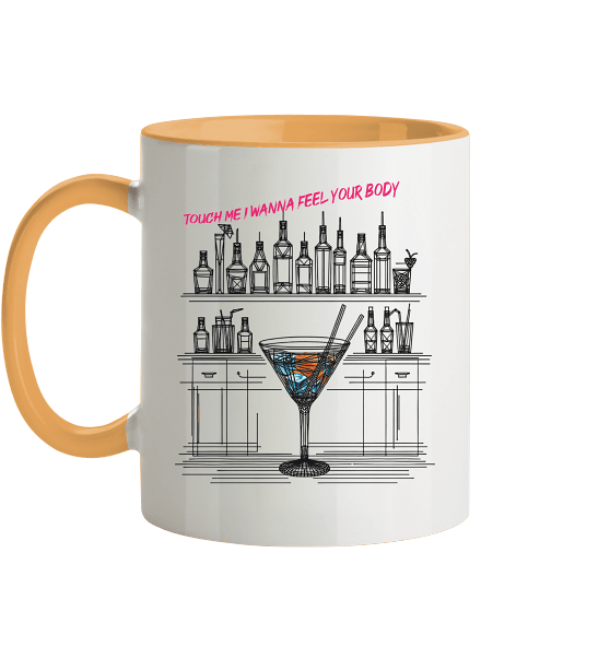 TOUCH ME Tasse zweifarbig