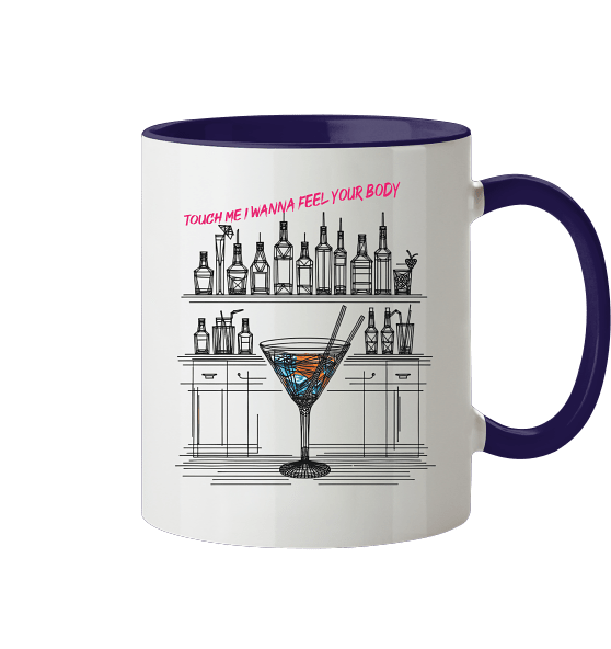TOUCH ME Tasse zweifarbig