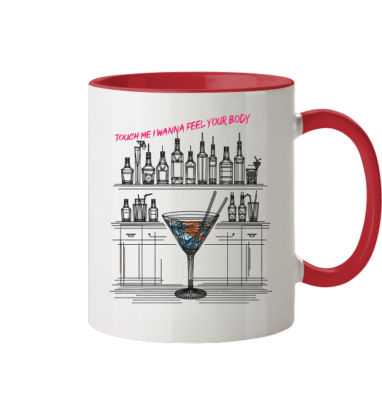 TOUCH ME Tasse zweifarbig
