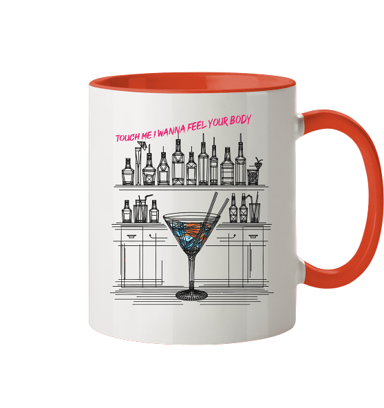TOUCH ME Tasse zweifarbig