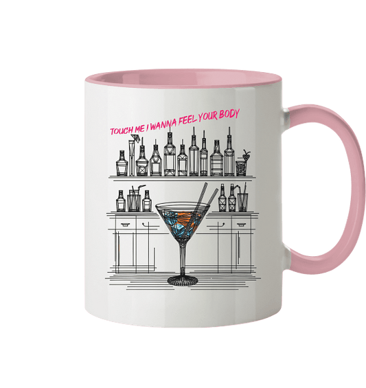 TOUCH ME Tasse zweifarbig